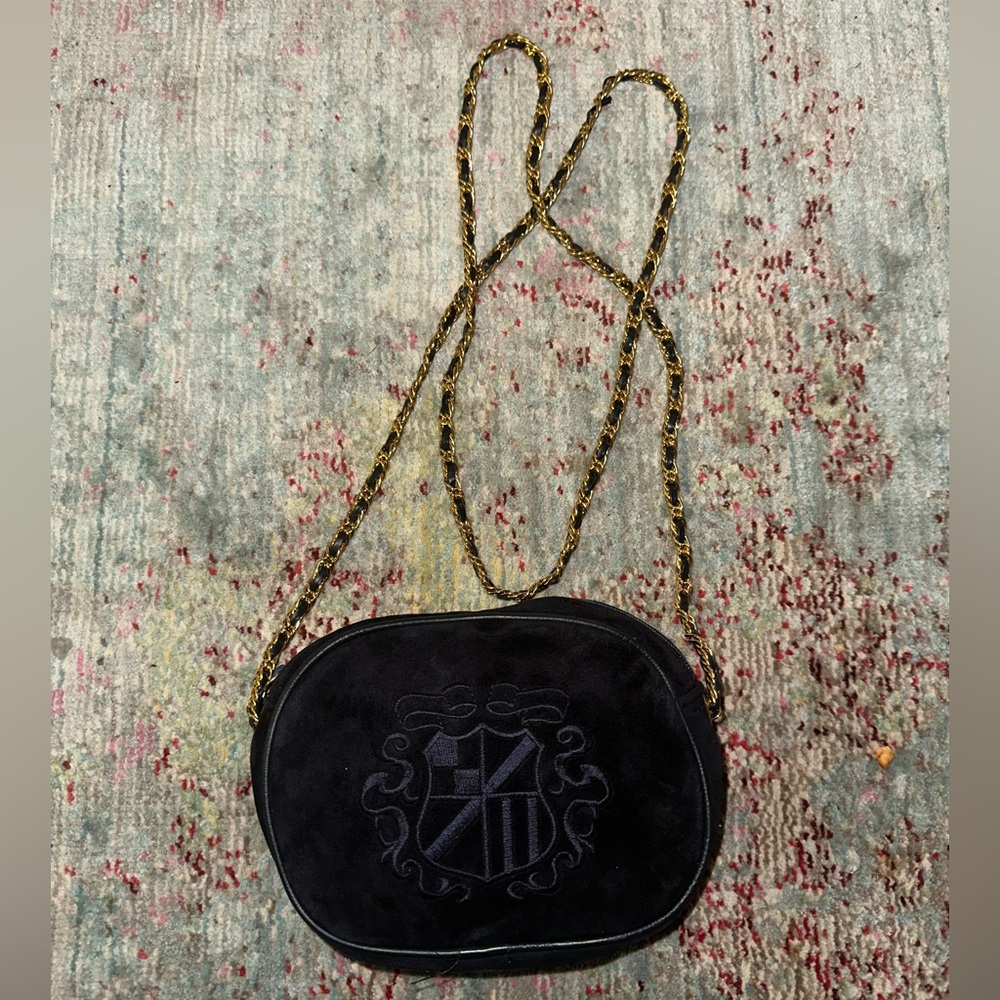 Ann Taylor Vintage Y2K Suede Crossbody